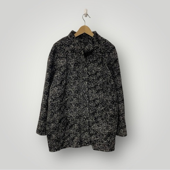 TALBOTS Boucle Wool Mix Blazer Coat Sz 2X - Picture 1 of 12